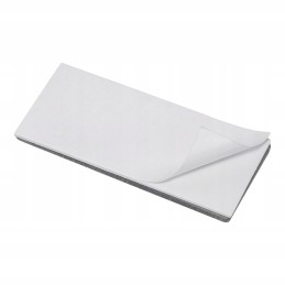 Reflector 82x36mm white self-adhesive rectangular
