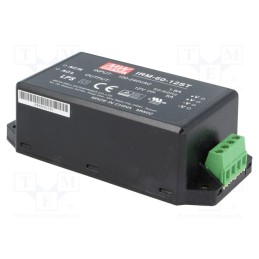 1 pcs x MEAN WELL - IRM-60-12ST - Power supply: switched-mode, for building in,modular, 60W, 12VDC