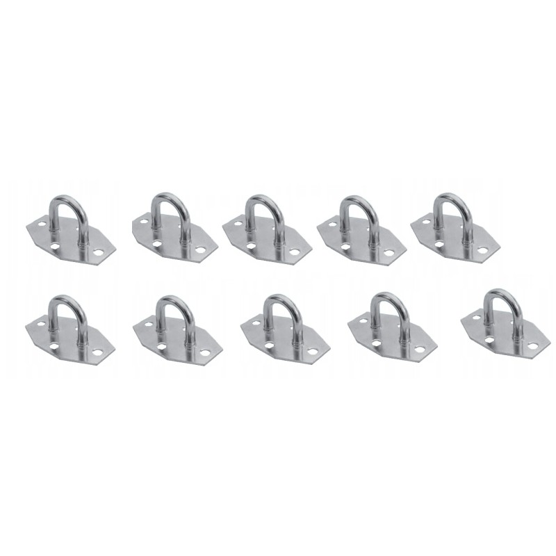 Eyelet, eyelet, tarpaulin hook, gripper, 10 pcs