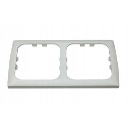 Double frame for camper socket c line white h