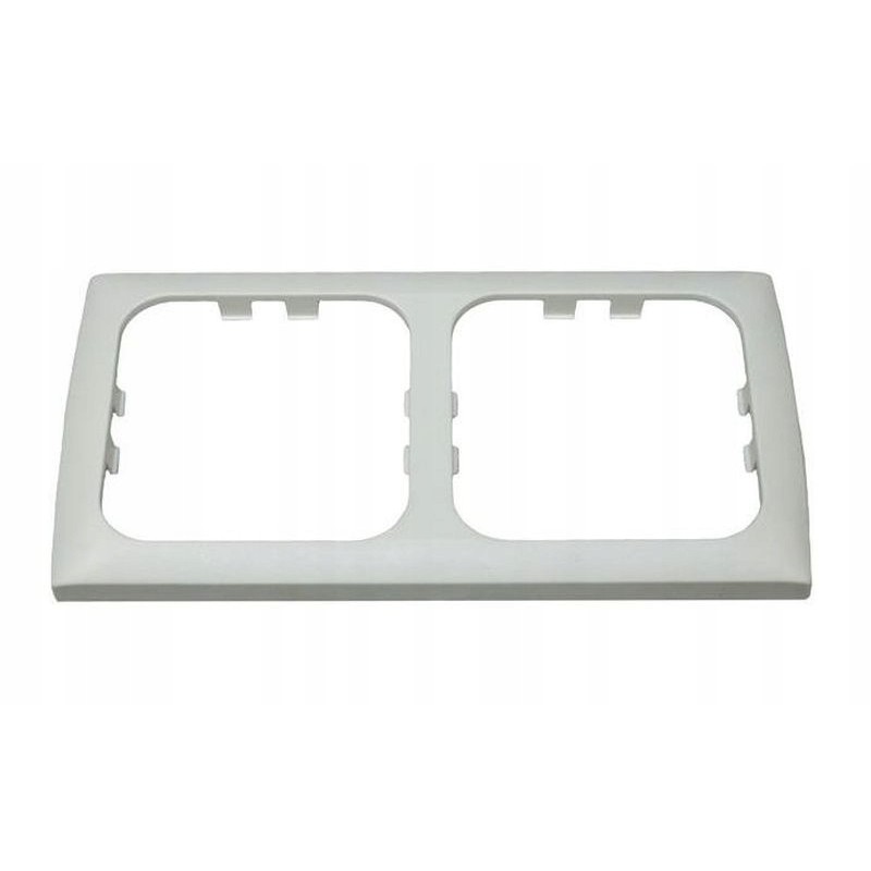 Double frame for camper socket c line white h
