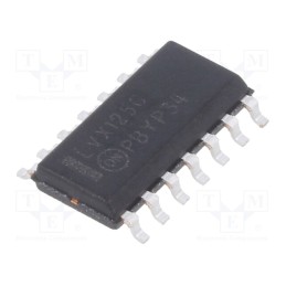 1 pcs x ONSEMI - MC74LVX125DG - IC: digital, bus buffer, Ch: 4, IN: 2, CMOS, SMD, SO14NB, LVX, 2÷3.6VDC