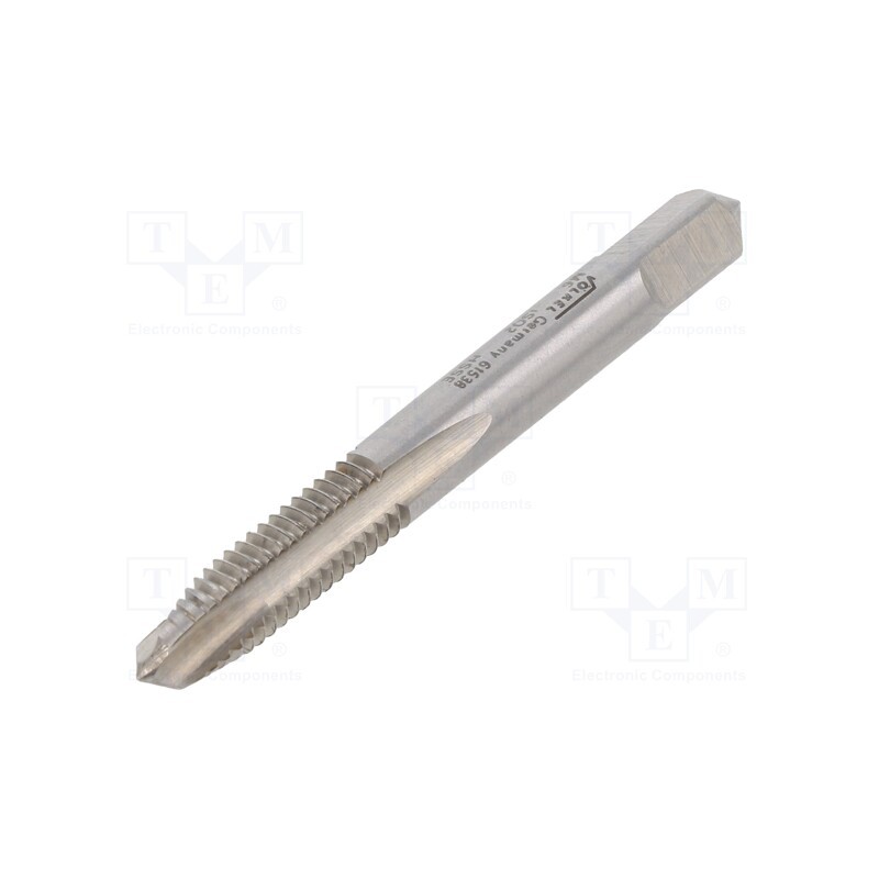 1 pcs x Vu00d6LKEL - 61538 - Tap, high speed steel cobalt HSS-E, M6, 1, 50mm, 4,9mm, ISO2/6H