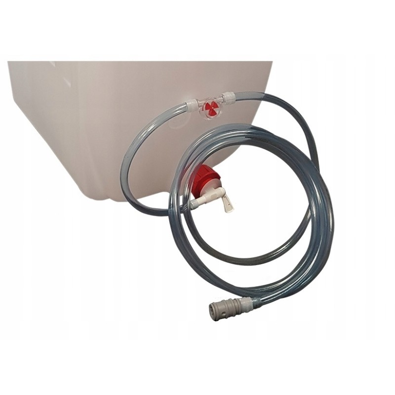 Complete connection for refilling distilled water