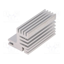 1 pcs x FISCHER ELEKTRONIK - SK 609 50 AL - Heatsink: extruded, TO220, natural, L: 50mm, W: 30mm, H: 31mm, 7.8K/W