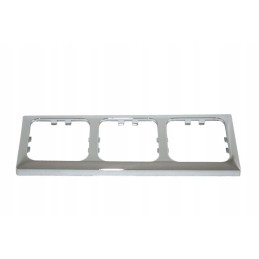 Chrome haba triple camper socket cover