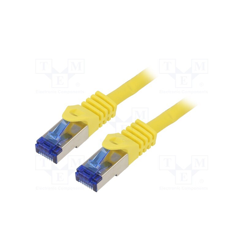 1 pcs x LOGILINK - C6A097S - Patch cord, S/FTP, 6a, stranded, Cu, LSZH, yellow, 10m, 26AWG