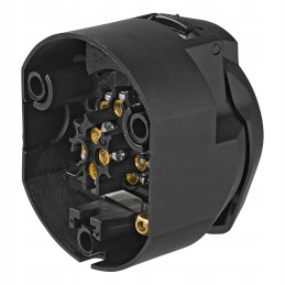 13-pin trailer hitch socket with switch