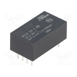 1 pcs x RECOM - RCD-24-1.00 - Converter: DC/DC, Uin: 6÷36V, Uout: 3÷31VDC, Iout: 1000mA, PCB, LED