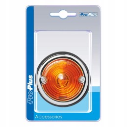 Orange round position lamp 70mm retro hq