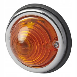 Orange round position lamp 70mm retro hq