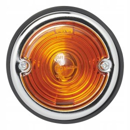 Orange round position lamp 70mm retro hq