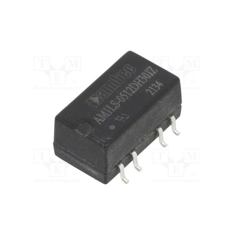 1 pcs x AIMTEC - AM1LS-0515DH30JZ - Converter: DC/DC, 1W, Uin: 4.5÷5.5V, Uout: 15VDC, Uout2: -15VDC, SMD