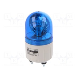 1 pcs x QLIGHT - S60R-24-B - Signaller: lighting, rotating light, blue, S60, 24VDC, IP44, 310mA