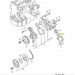 Thermostat seal Linde 350 39x 0009639091