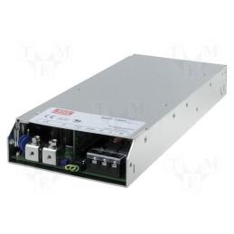 1 pcs x MEAN WELL - RSP-1000-27 - Power supply: switched-mode, for building in,modular, 999W, 37A