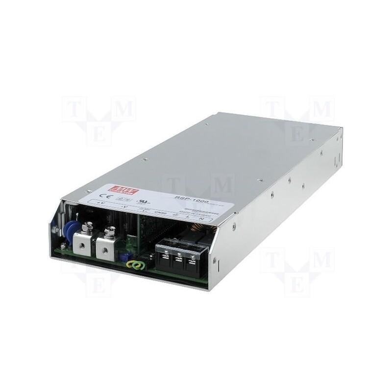 1 pcs x MEAN WELL - RSP-1000-27 - Power supply: switched-mode, for building in,modular, 999W, 37A