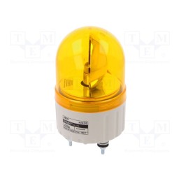 1 pcs x QLIGHT - S80R-24-A - Signaller: lighting, rotating light, amber, S80, 24VDC, IP44, 310mA