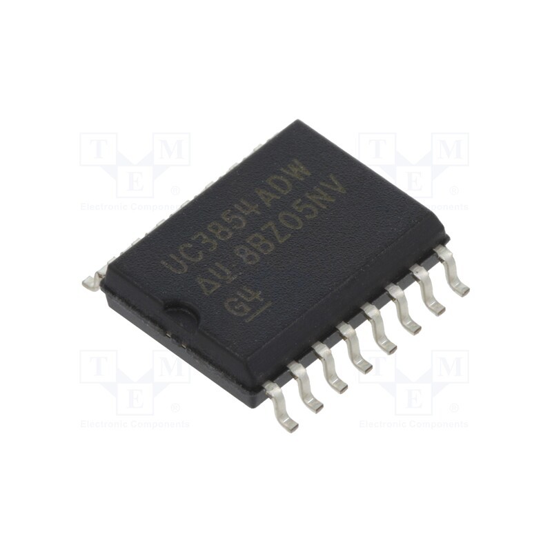 1 pcs x TEXAS INSTRUMENTS - UC3854ADW - IC: PMIC, PFC controller, SO16-W, 0÷70°C, Usup: 16÷20V, , SMPS