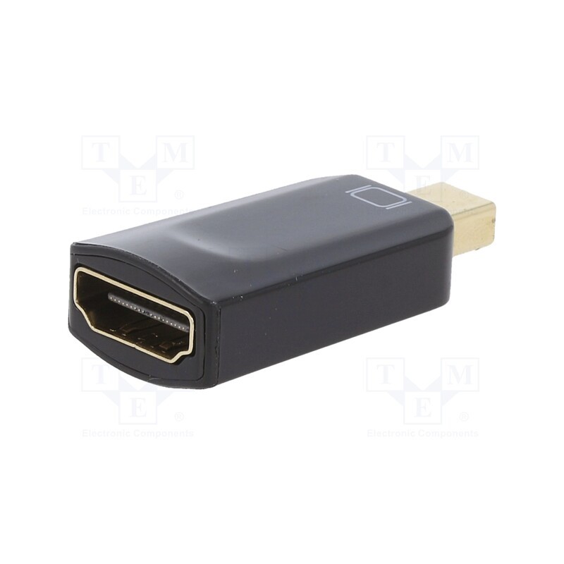 1 pcs x GEMBIRD - A-MDPM-HDMIF-01 - Adapter, DisplayPort 1.2,HDMI 1.3, black