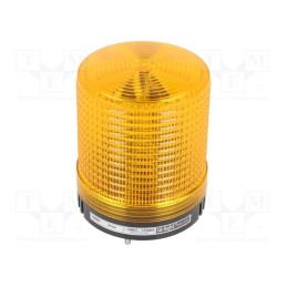 1 pcs x QLIGHT - S80S-24-A - Signaller: lighting, flashing light, amber, S80, 24VDC, IP44, 216mA