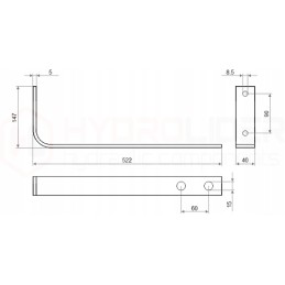 2x fender mounting screws and nuts