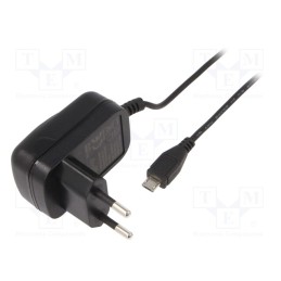 1 pcs x Goobay - 49529 - Power supply: switched-mode, plug, 5VDC, 5W, Plug: EU, 74.14%, black
