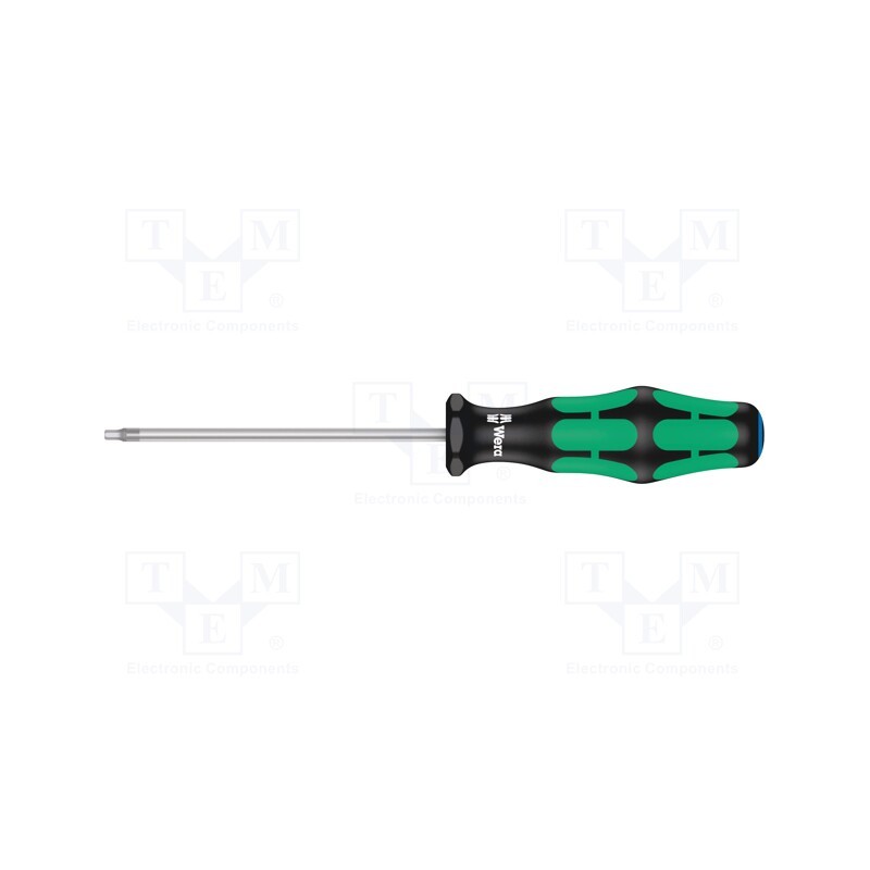 1 pcs x WERA - 5023105001 - Screwdriver, Hex Plus key, HEX 2mm, Blade length: 75mm