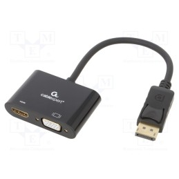 1 pcs x GEMBIRD - A-DPM-HDMIFVGAF-01 - Converter, DisplayPort 1.2, black