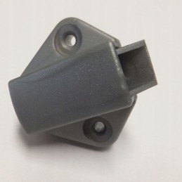 Silver snapin furniture handle for a camper trailer