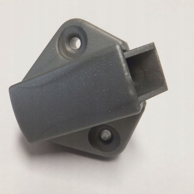 Silver snapin furniture handle for a camper trailer