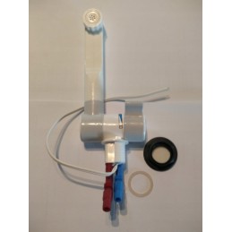 London faucet hot and cold water white and gray Comet