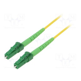 1 pcs x LOGILINK - FPSLC00 - Fiber patch cord, OS2, LC/APC,both sides, 0.5m, LSZH, yellow