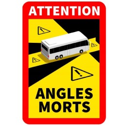 France angles morts blind spots bus sticker