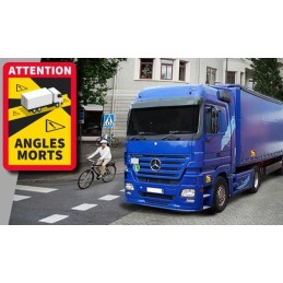 France angles morts blind spots bus sticker