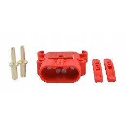 Plug connector 80a 25mm red for forklift