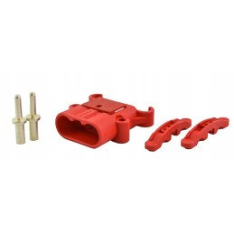 Plug connector 80a 25mm red for forklift