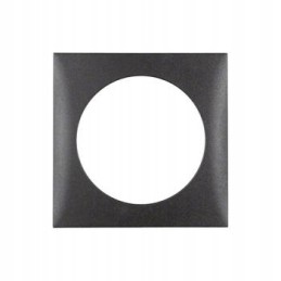 Single frame for 230v Berker anthracite socket