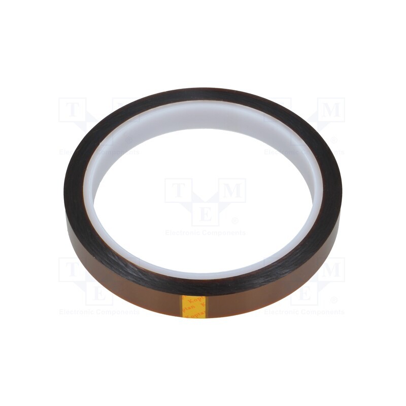 1 rol x ANTISTAT - 051-0003 - Tape: high temperature resistant, Thk: 0.07mm, 50%, amber, W: 12mm