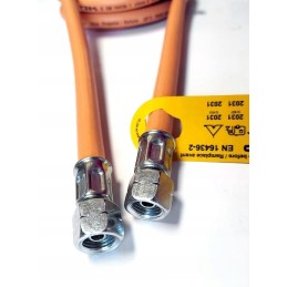 Screw-on gas hose 300 cm for stove grill