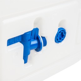 Solid water container with tap, 15 liters