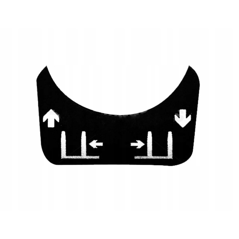 Sticker marking the function of the rod, compatible with Linde 0009386590