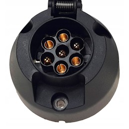 12v 7 pin trailer socket, plastic