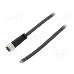 1 pcs x WEIDMu00dcLLER - SAIL-M8BG-4-3.0U - Connection lead, M8, PIN: 4, straight, 3m, plug, 30VAC, 4A, -25÷80°C