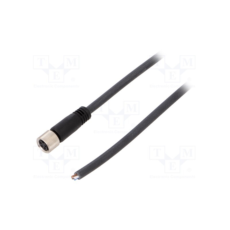 1 pcs x WEIDMu00dcLLER - SAIL-M8BG-4-3.0U - Connection lead, M8, PIN: 4, straight, 3m, plug, 30VAC, 4A, -25÷80°C