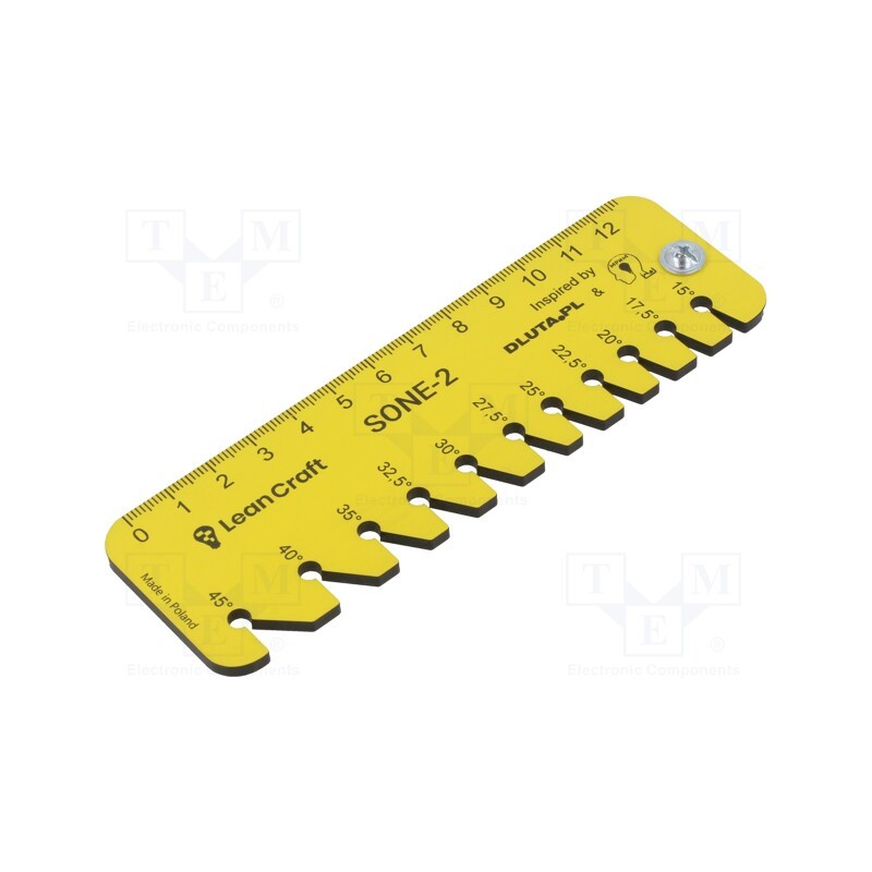 1 pcs x LeanCraft - SONE-2-PRAWY-MAG-Y - For measuring the phase angle, chisels, right