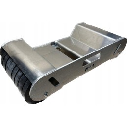 Aluminum transport trolley for a broken wheel