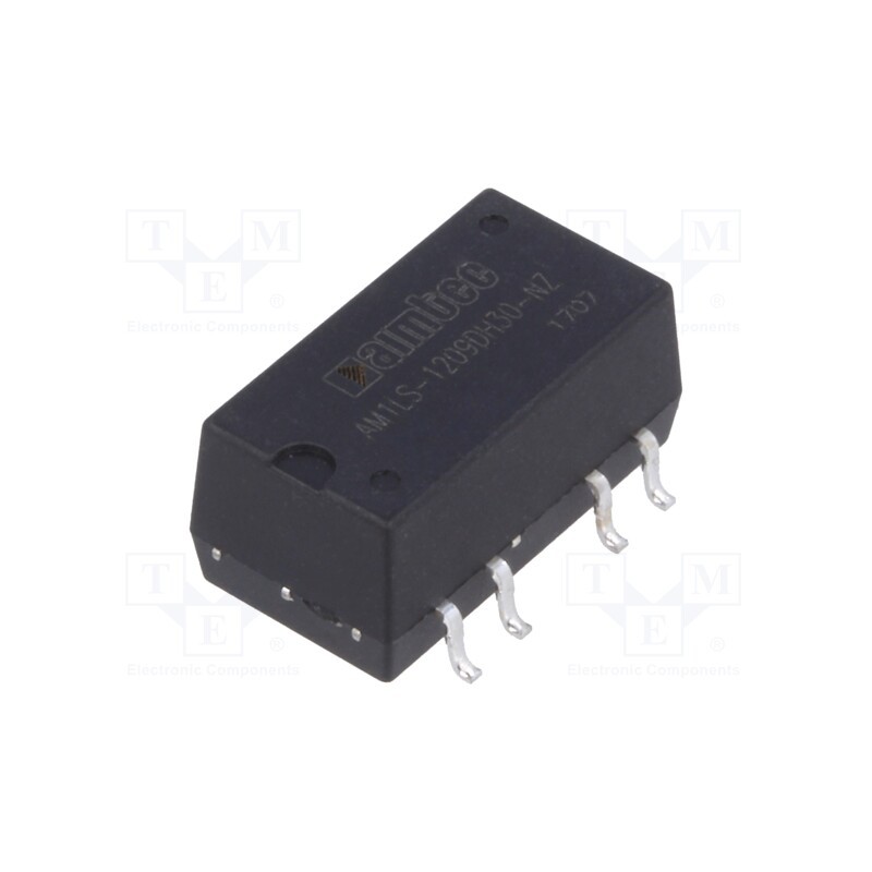 1 pcs x AIMTEC - AM1LS-1209DH30-NZ - Converter: DC/DC, 1W, Uin: 10.8÷13.2V, Uout: 9VDC, Uout2: -9VDC, SMD