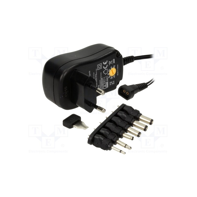 1 pcs x Goobay - 67951 - Power supply: switched-mode, 3VDC,, 1A, Plug: EU, Usup: 90÷264VAC