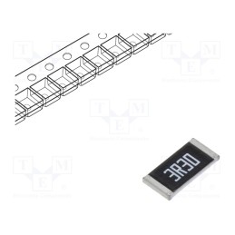 10 pcs x Viking - PWR12FTFA3R30 - Resistor: thick film, SMD, 2512, 3.3Ω, 1.5W, ±1%, -55÷155°C
